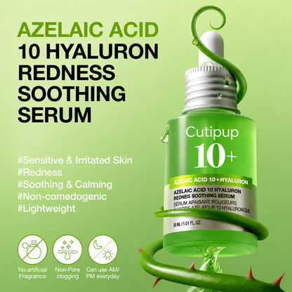 AZELAIC ACID 10 HYALURON REDNESS SOOTHING SERUM