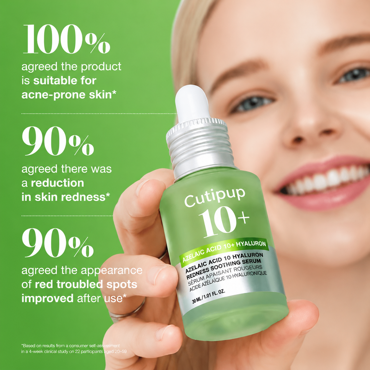 AZELAIC ACID 10 HYALURON REDNESS SOOTHING SERUM