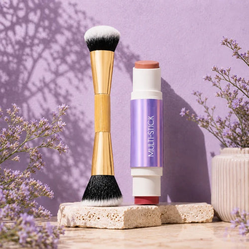 Double-Ended Blush & Bronzer Stick + Free Brush