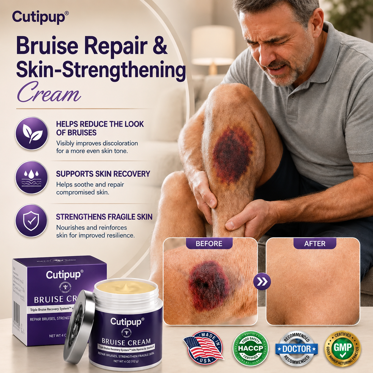 Bruise Repair & Skin-Strengthening Cream