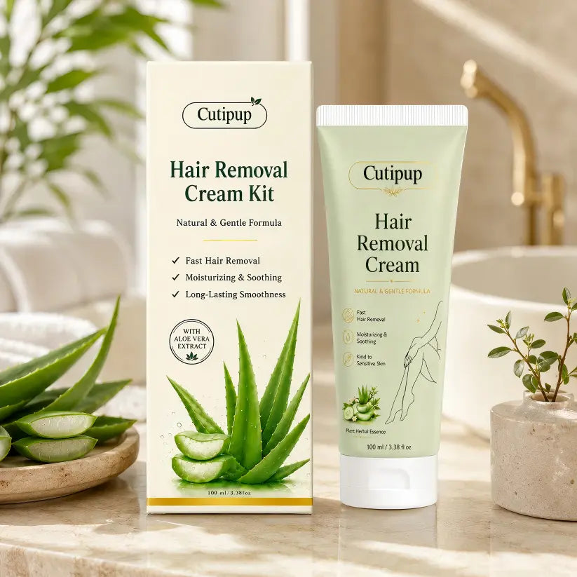Cutipup Natural Gentle Hair Removal Cream | For Women & Men, Sensitive Skin