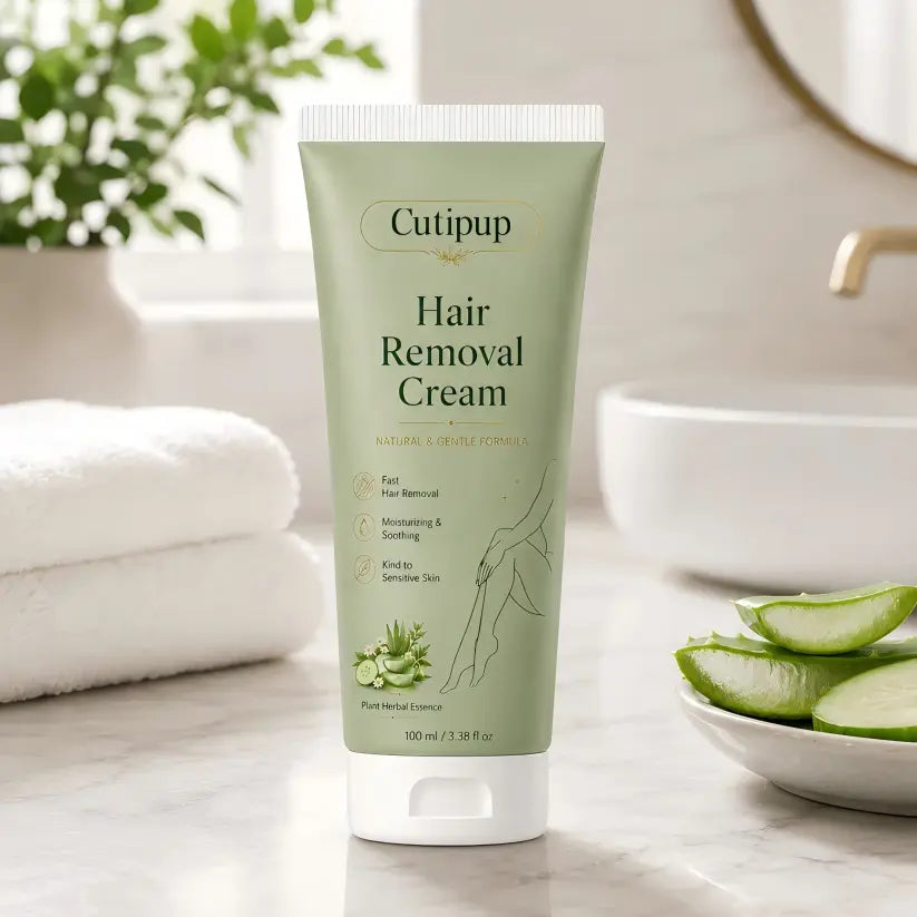 Cutipup Natural Gentle Hair Removal Cream | For Women & Men, Sensitive Skin