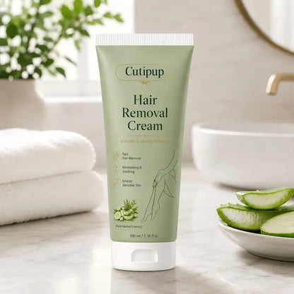 Cutipup Natural Gentle Hair Removal Cream | For Women & Men, Sensitive Skin