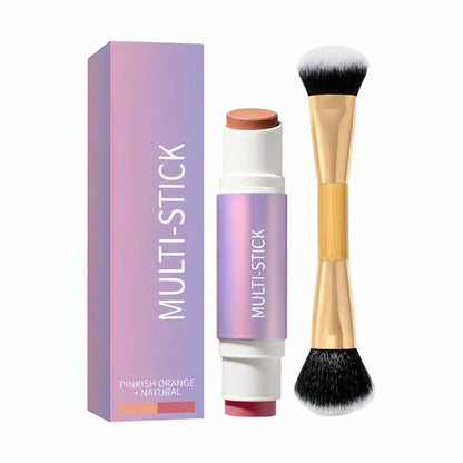 Double-Ended Blush & Bronzer Stick + Free Brush
