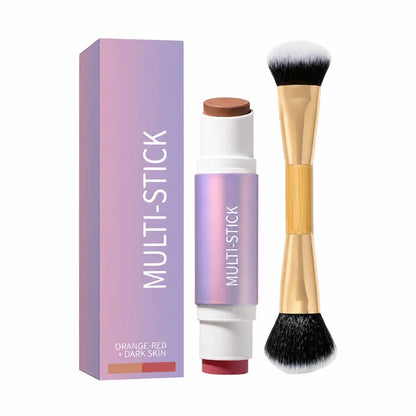 Double-Ended Blush & Bronzer Stick + Free Brush